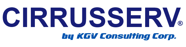 logo CIRRUSSERV by KGV Consulting Corp.